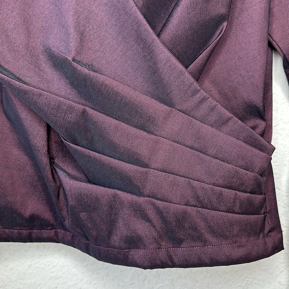 Vintage 80's Tadashi Faux Wrap Top Size 12 - Picture 4 of 12